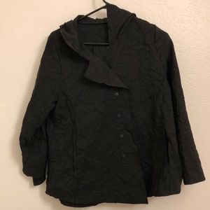 Black Babette size petite jacket/shirt